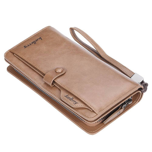 Men Long Fashion Wallets Desigh Zipper Card Holder - Libiyi