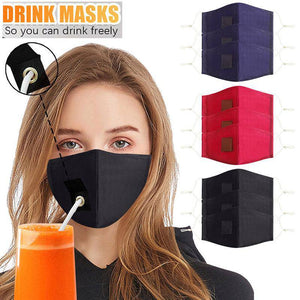 3pcs Adult Straw Mask - Libiyi