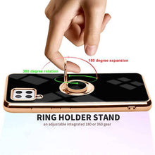 Charger l&#39;image dans la galerie, Slim Thin Finger Ring Stand Electroplated Silicone Case For Samsung A32(5G) - Libiyi