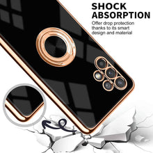 Load image into Gallery viewer, Slim Thin Finger Ring Stand Electroplated Silicone Case For Samsung A32(5G) - Libiyi