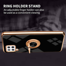 Charger l&#39;image dans la galerie, Slim Thin Finger Ring Stand Electroplated Silicone Case For Samsung A42(5G) - Libiyi