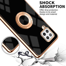 Carregar imagem no visualizador da galeria, Slim Thin Finger Ring Stand Electroplated Silicone Case For Samsung A42(5G) - Libiyi