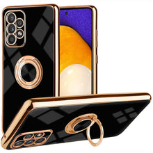 Load image into Gallery viewer, Slim Thin Finger Ring Stand Electroplated Silicone Case For Samsung A52(4G/5G) - Libiyi