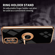 Load image into Gallery viewer, Slim Thin Finger Ring Stand Electroplated Silicone Case For Samsung A52(4G/5G) - Libiyi