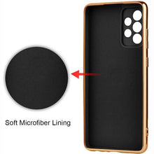 Cargar imagen en el visor de la galería, Slim Thin Finger Ring Stand Electroplated Silicone Case For Samsung A52(4G/5G) - Libiyi