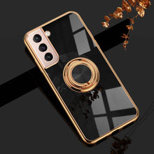 Carregar imagem no visualizador da galeria, Shiny Plating Built-in Finger Ring Case For Samsung S21 - Libiyi