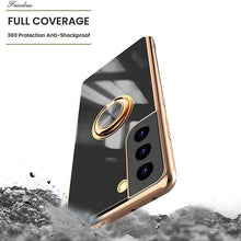 Charger l&#39;image dans la galerie, Shiny Plating Built-in Finger Ring Case For Samsung S21 - Libiyi