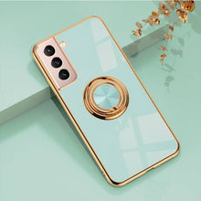 Load image into Gallery viewer, Shiny Plating Built-in Finger Ring Case For Samsung S21 - Libiyi