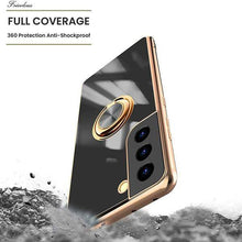 Load image into Gallery viewer, Shiny Plating Built-in Finger Ring Case For Samsung S21 Plus - Libiyi