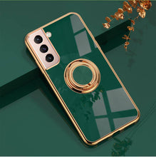 Cargar imagen en el visor de la galería, Shiny Plating Built-in Finger Ring Case For Samsung S21 Plus - Libiyi