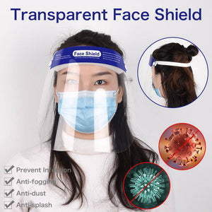 Anti-fog Face Shields with Adjustable Elastic Band(2PCS) - Libiyi