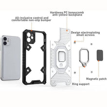 Charger l&#39;image dans la galerie, Super Cooling Armor Ring Honeycomb style Case For iPhone - Libiyi