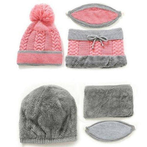 2022 New 3 in 1 Winter Beanie Set - Libiyi