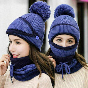 2022 New 3 in 1 Winter Beanie Set - Libiyi