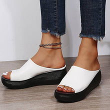 Carregar imagem no visualizador da galeria, Libiyi Women&#39;s Leather Sole Slippers - Libiyi