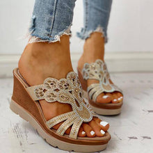 Carregar imagem no visualizador da galeria, Libiyi Women&#39;s Platform Wedge Casual Sandals - Libiyi