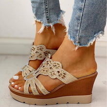 Laden Sie das Bild in den Galerie-Viewer, Libiyi Women&#39;s Platform Wedge Casual Sandals - Libiyi