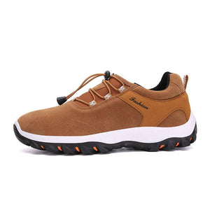 Libiyi Men Synthetic Suede Non Slip Outdoor Casual Hiking Shoes - Libiyi