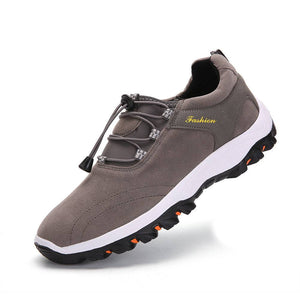 Libiyi Men Synthetic Suede Non Slip Outdoor Casual Hiking Shoes - Libiyi