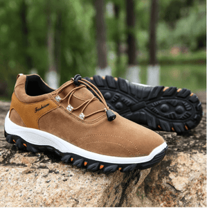 Libiyi Men Synthetic Suede Non Slip Outdoor Casual Hiking Shoes - Libiyi