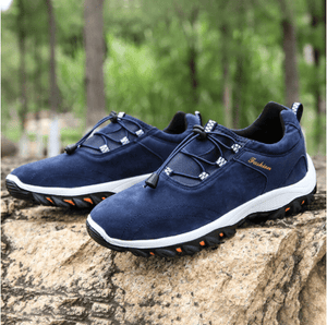 Libiyi Men Synthetic Suede Non Slip Outdoor Casual Hiking Shoes - Libiyi