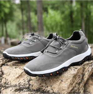 Libiyi Men Synthetic Suede Non Slip Outdoor Casual Hiking Shoes - Libiyi