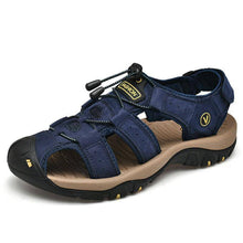 Laden Sie das Bild in den Galerie-Viewer, Libiyi Men&#39;s Outdoor Leather Toe Cap Sandals - Libiyi