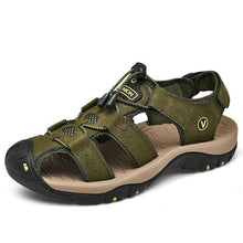 Cargar imagen en el visor de la galería, Libiyi Men&#39;s Outdoor Leather Toe Cap Sandals - Libiyi