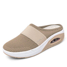 Laden Sie das Bild in den Galerie-Viewer, Libiyi Women Daily Fly Knit Fabric Summer Air Cushion Mule Slippers - Libiyi