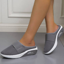 Laden Sie das Bild in den Galerie-Viewer, Libiyi Women Daily Fly Knit Fabric Summer Air Cushion Mule Slippers - Libiyi