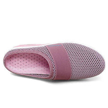 Carregar imagem no visualizador da galeria, Libiyi Women Daily Fly Knit Fabric Summer Air Cushion Mule Slippers - Libiyi