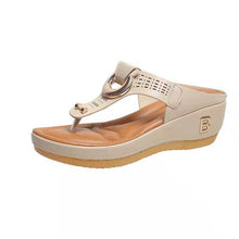 Cargar imagen en el visor de la galería, Libiyi Ladies Flip Flop Wedge slippers - Libiyi