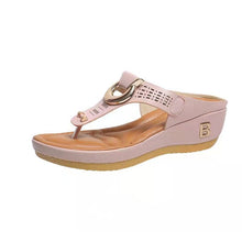 Cargar imagen en el visor de la galería, Libiyi Ladies Flip Flop Wedge slippers - Libiyi