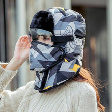 Cargar imagen en el visor de la galería, Unisex Winter Warm Hat with Windproof Facemask and Windproof Glasses - Libiyi