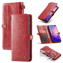 Cargar imagen en el visor de la galería, Samsung  Wallet Magnetic Case With Wrist Strap Detachable 2 in 1 Back Cover - Libiyi