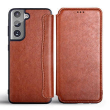 Cargar imagen en el visor de la galería, Flip Leather Case for Samsung Galaxy S21 Series - Libiyi