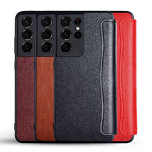 Laden Sie das Bild in den Galerie-Viewer, Flip Leather Case for Samsung Galaxy S21 Series - Libiyi