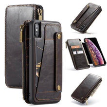 Load image into Gallery viewer, Business Zipper Wallet Detachable 2 in 1 Case For iPhone - Libiyi