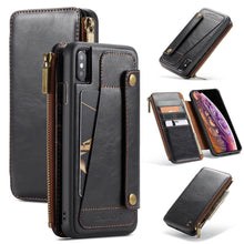 Charger l&#39;image dans la galerie, Business Zipper Wallet Detachable 2 in 1 Case For iPhone - Libiyi