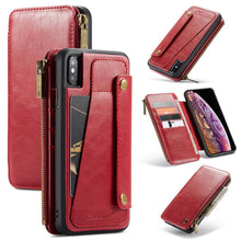 Load image into Gallery viewer, Business Zipper Wallet Detachable 2 in 1 Case For iPhone - Libiyi