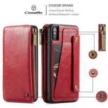 Charger l&#39;image dans la galerie, Business Zipper Wallet Detachable 2 in 1 Case For iPhone - Libiyi