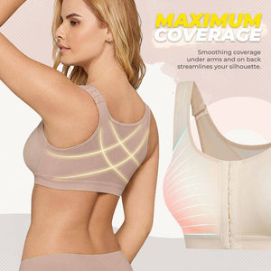 Front Closure Support Sport Bra - Libiyi