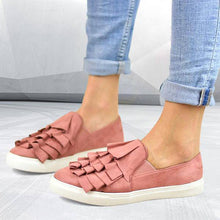 Cargar imagen en el visor de la galería, Libiyi Fashion Ruffle Side Flat Shoes - Libiyi