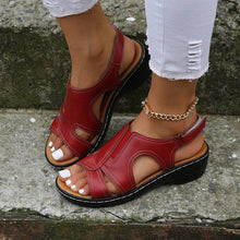 Laden Sie das Bild in den Galerie-Viewer, Libiyi Summer Velcro Fish Mouth Casual Women&#39;s Sandals - Libiyi