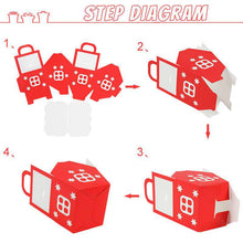 Cargar imagen en el visor de la galería, Christmas Candy DIY Paper Box (10pcs) - Libiyi