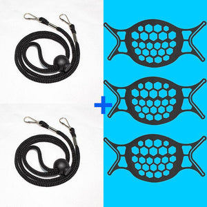 7th Generation 3D Silicone Softer Face Mask Bracket-Prevent Glasses From Fogging - Libiyi